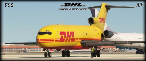 DHL Aviation 4-Pack FSS 727-200F
