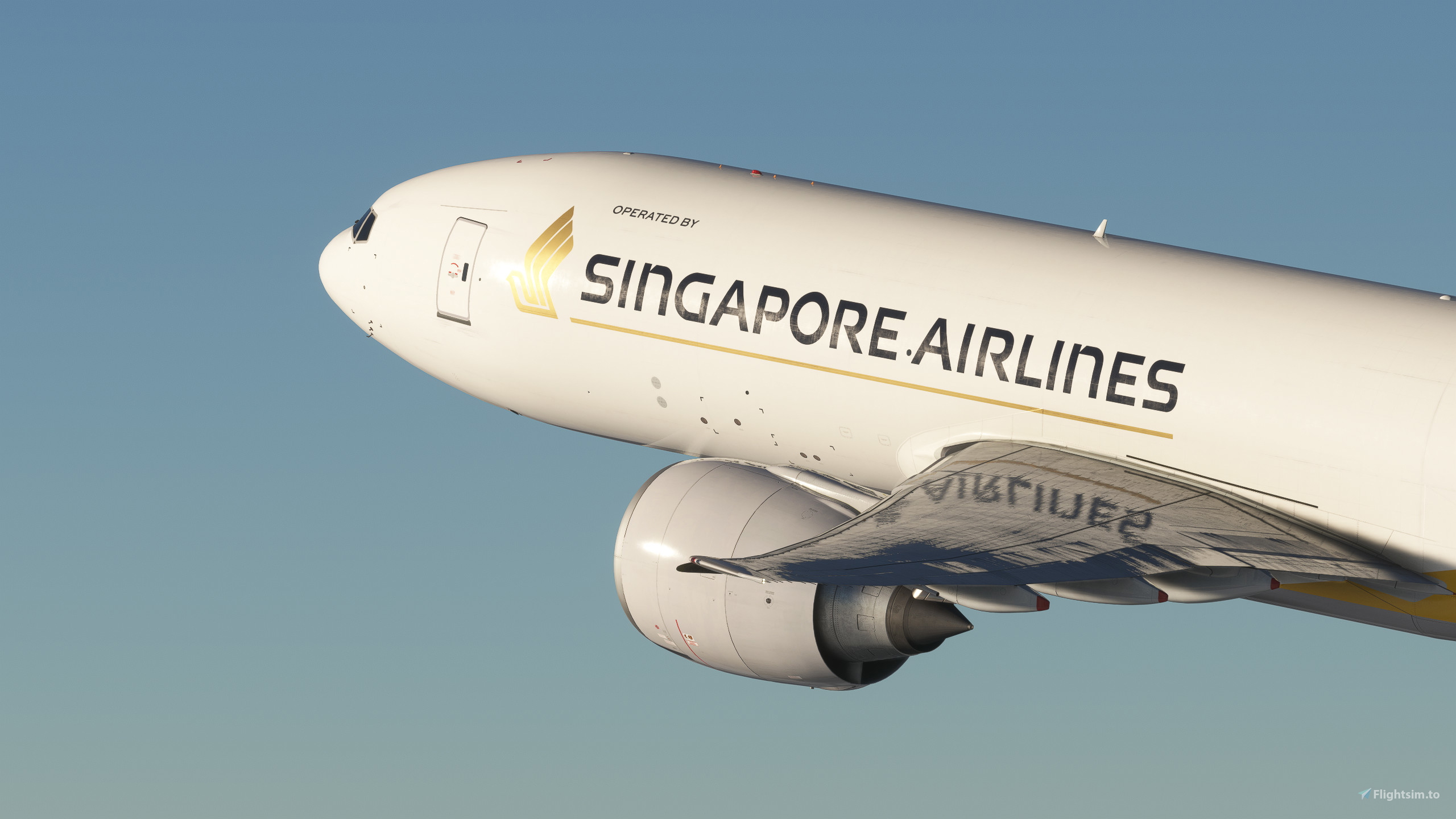 DHL SINGAPORE AIRLINES 777-200LRF シンガポール（Singapore to