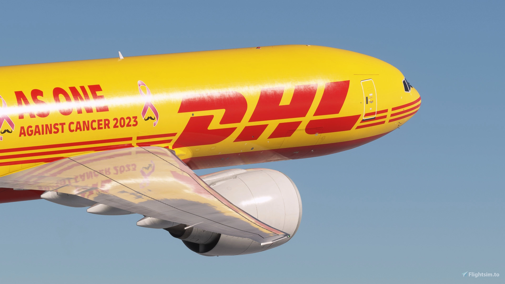 DHL UK (Pack) - PMDG 777-F for Microsoft Flight Simulator | MSFS