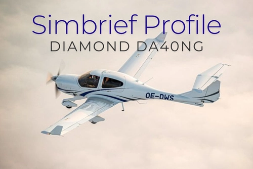 Diamond DA40NG Simbrief Profile | With Real Data from Diamond