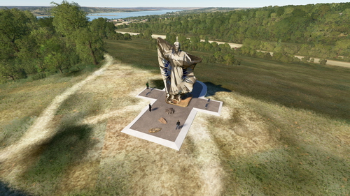 Dignity of Earth and Sky Statue in South Dakota