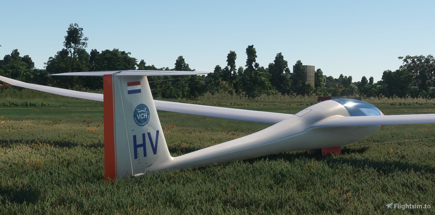 Discus 2c Hoogeveen livery for Microsoft Flight Simulator | MSFS