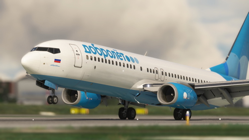 Dobrolet (Добролёт) | VQ-BTS | PMDG Boeing 737-800 | 4K Textures