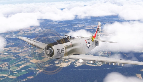 Douglas A-1 Skyraider F-AZDP Amicale Jean Baptiste Salis