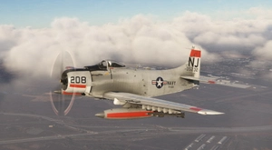 Douglas A-1 Skyraider  VA-122 NJ-208 thumbnail 1
