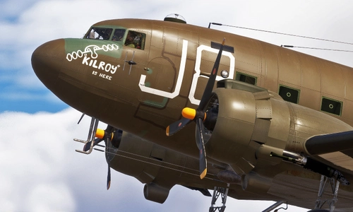 Douglas C-47 - USAAF "Kilroy is Here"