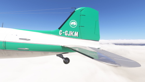 Douglas DC-3 Buffalo Airways w/ cockpit textures (C-GJKM) thumbnail 2