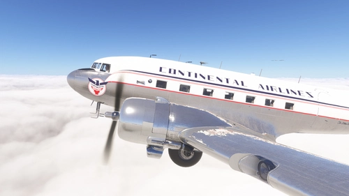 Douglas DC-3 Continental Airlines (N25673)