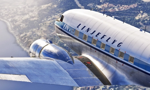 Douglas DC-3 - Linjeflyg