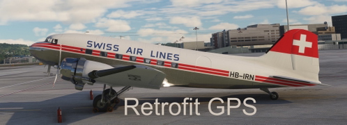 Douglas DC-3 SWISS AIR LINES HB-IRN with additional Retrofit variant