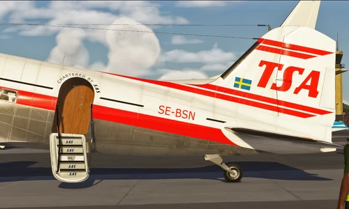 Douglas DC-3 - Transair Sweden