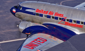 Douglas DC-3 - United Air Lines Mainliner thumbnail 7