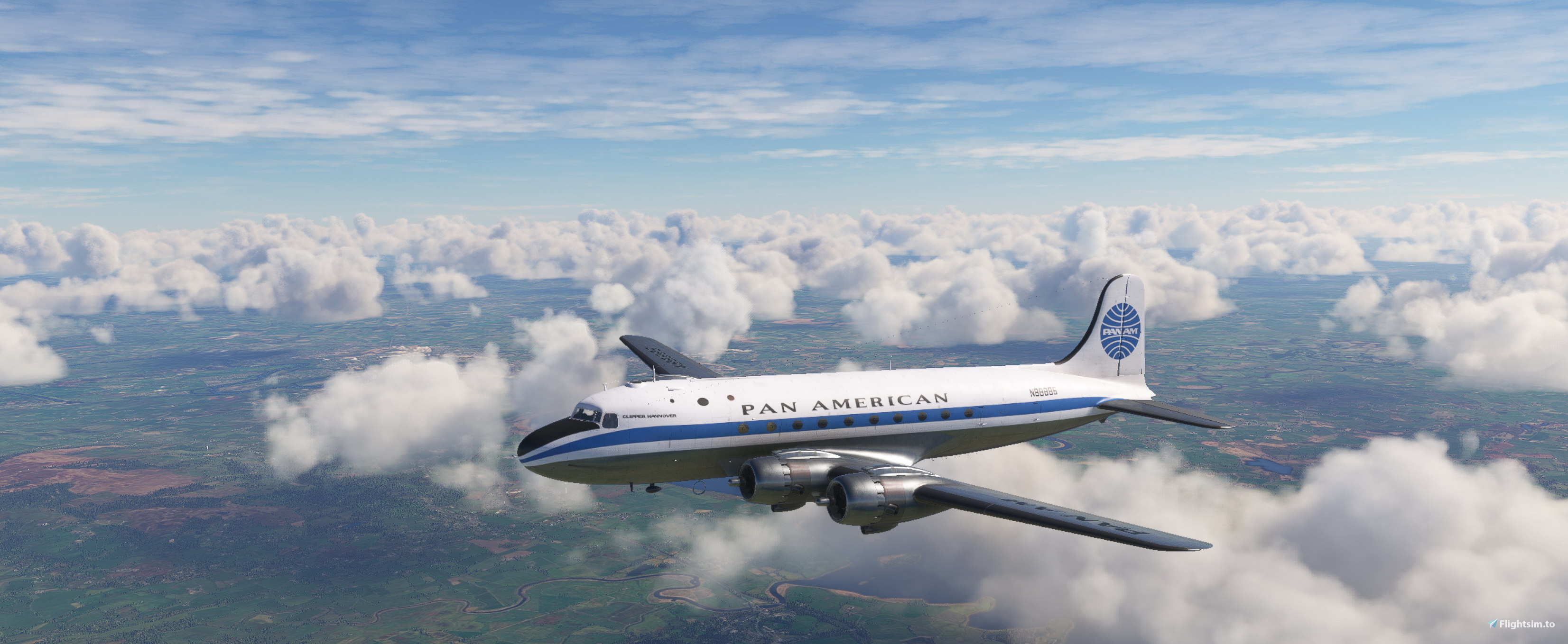 Douglas DC-4 Pan American N88886 - Aircraft Liveries for MSFS