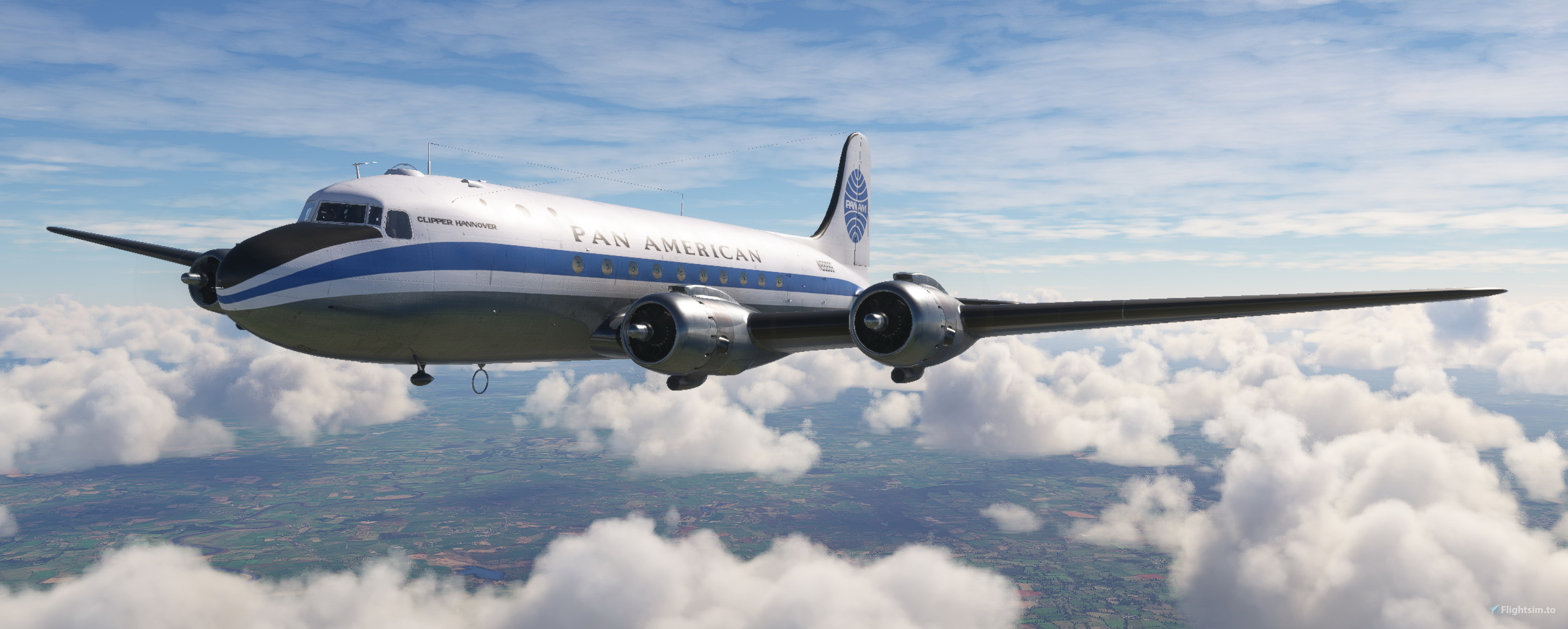 Douglas DC-4 Pan American N88886 for Microsoft Flight