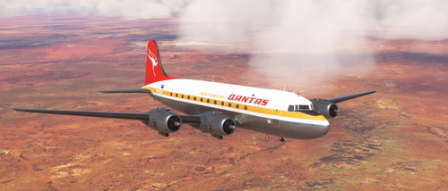 Douglas DC-4 Qantas VH-EDA