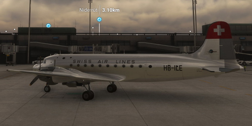 Douglas DC-4 Swiss Air Lines HB-ILE