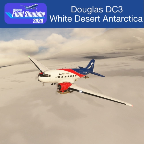 Douglas DC3 White Desert Antarctica