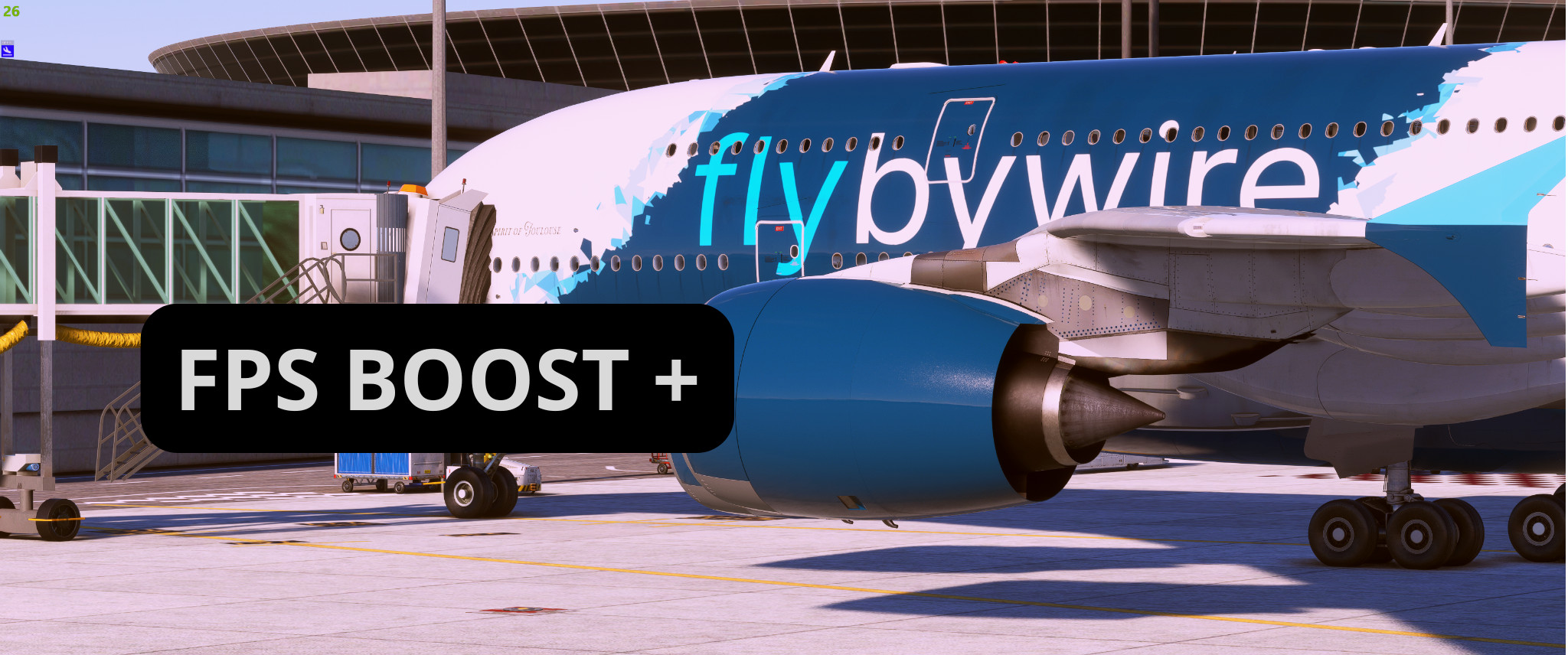 Downgrade Textures (FPS Booster) A388NX FlyByWire - Image 1