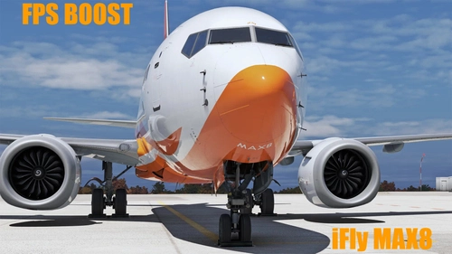 Downgraded Textures for iFly 737-MAX8 (FPS Booster) (1.0.3.1) (1.0.4.2)