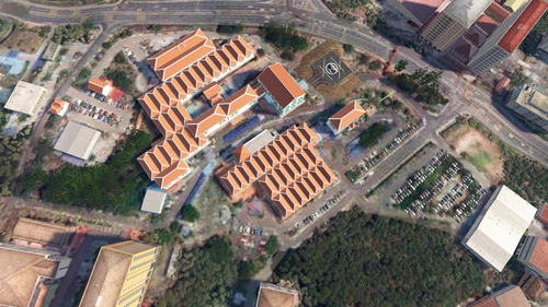 Duchess of Kent Hospital, Sandakan, Sabah, Borneo, Malaysia with Helipad