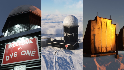 DYE-1  Radar site & Helipad