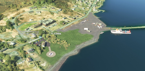 Eastern Memorial Hospital Helipad, Canso, Nova Scotia, Canada