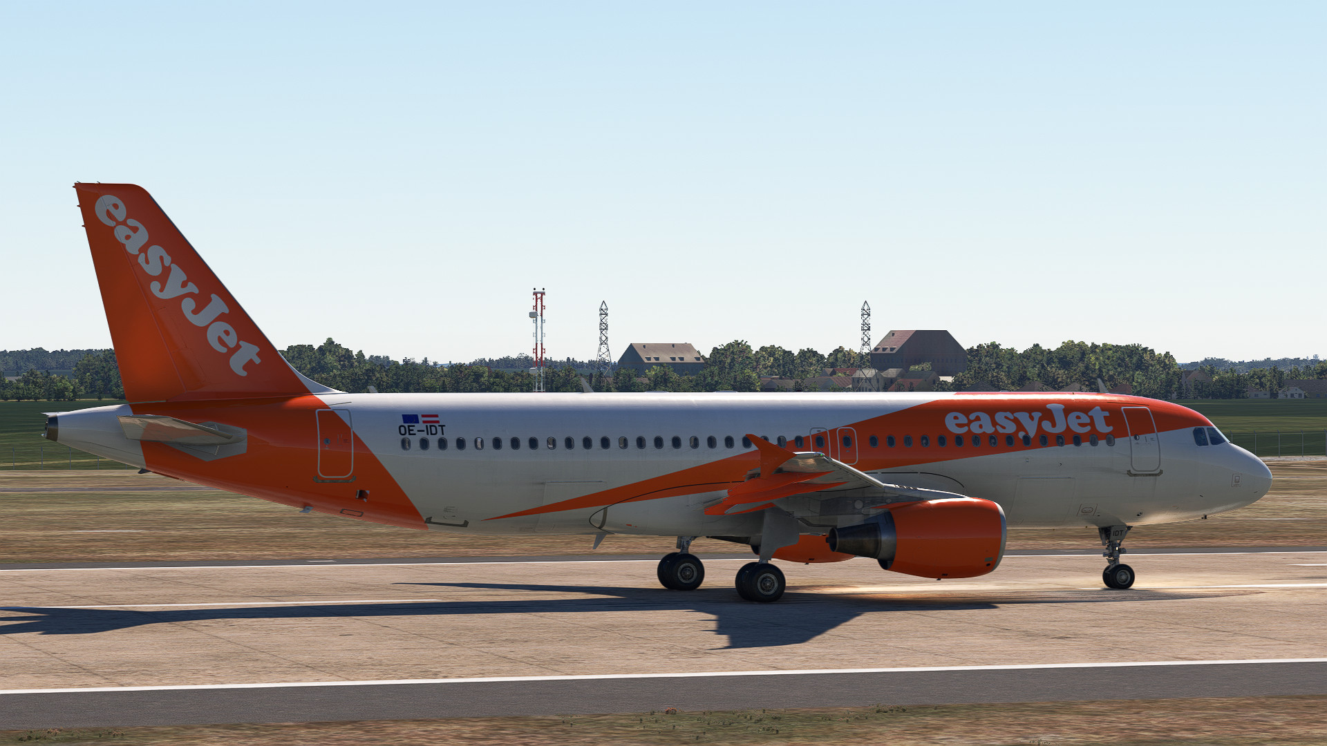 easyJet europe OE-IDT ex JA817P [Y180] w/Cabin - Fenixsim A320 V2