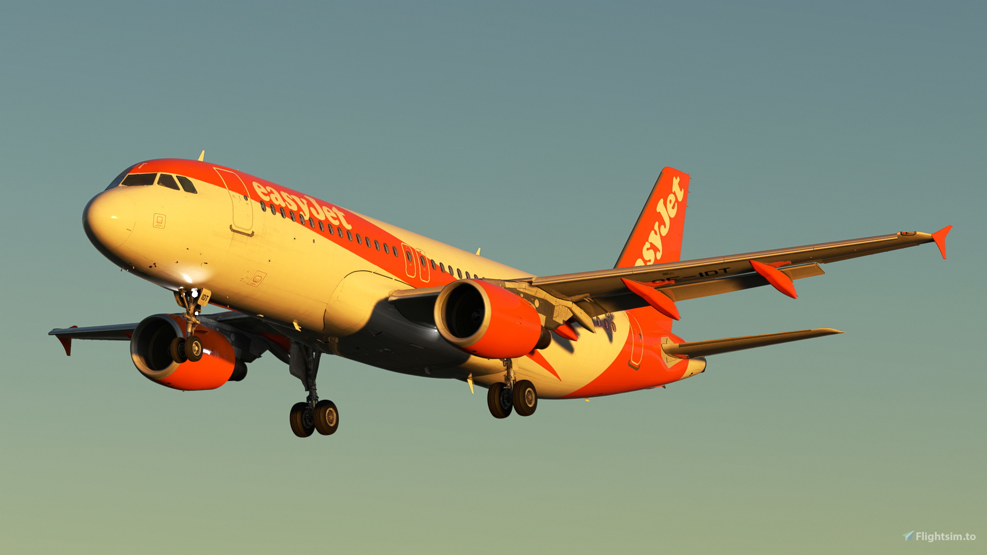 easyJet europe OE-IDT ex JA817P [Y180] w/Cabin - Fenixsim A320 V2