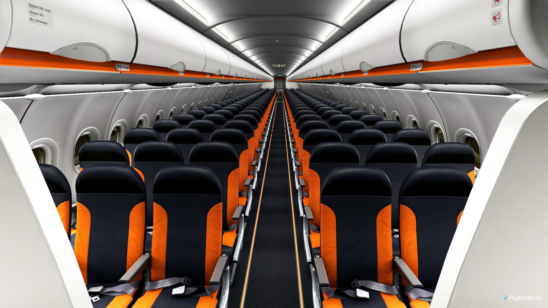 EasyJet Switzerland Sharklets Package 17 W Cabin Fenixsim A320 Y186 EasyJet Switzerland Sharklets Package 17 W Cabin Fenixsim A320 Y186
