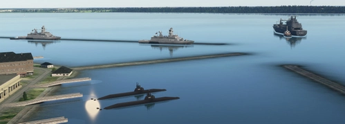 Eckernfoerde-Helipad Scenery
