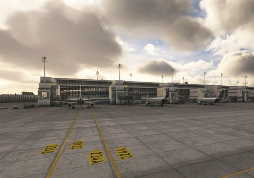 EDDM Munich Airport - FSLTL Static Aircraft