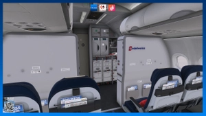Edelweiss A320 HB-JJL, HB-JJK | NC Scheme  | Custom cabin | Fenix A320 thumbnail 6