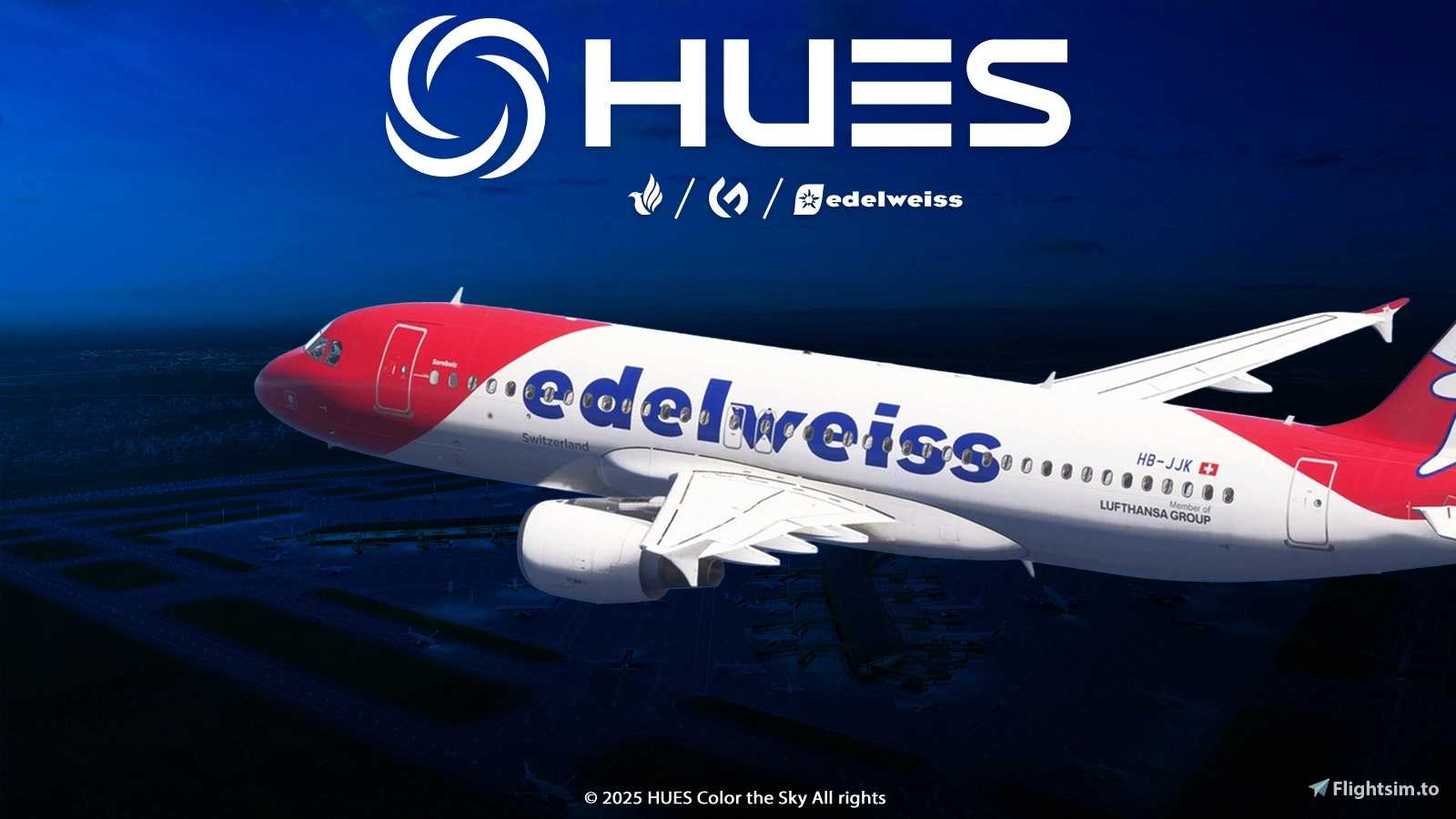 Edelweiss A320 HB-JJL, HB-JJK | NC Scheme  | Custom cabin | Fenix A320 - Image 1