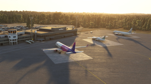 EFTU Turku FSLTL static aircraft