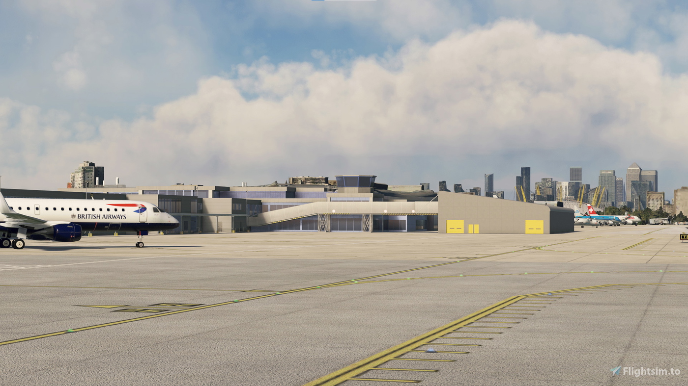 EGLC London City Airport for Microsoft Flight Simulator MSFS