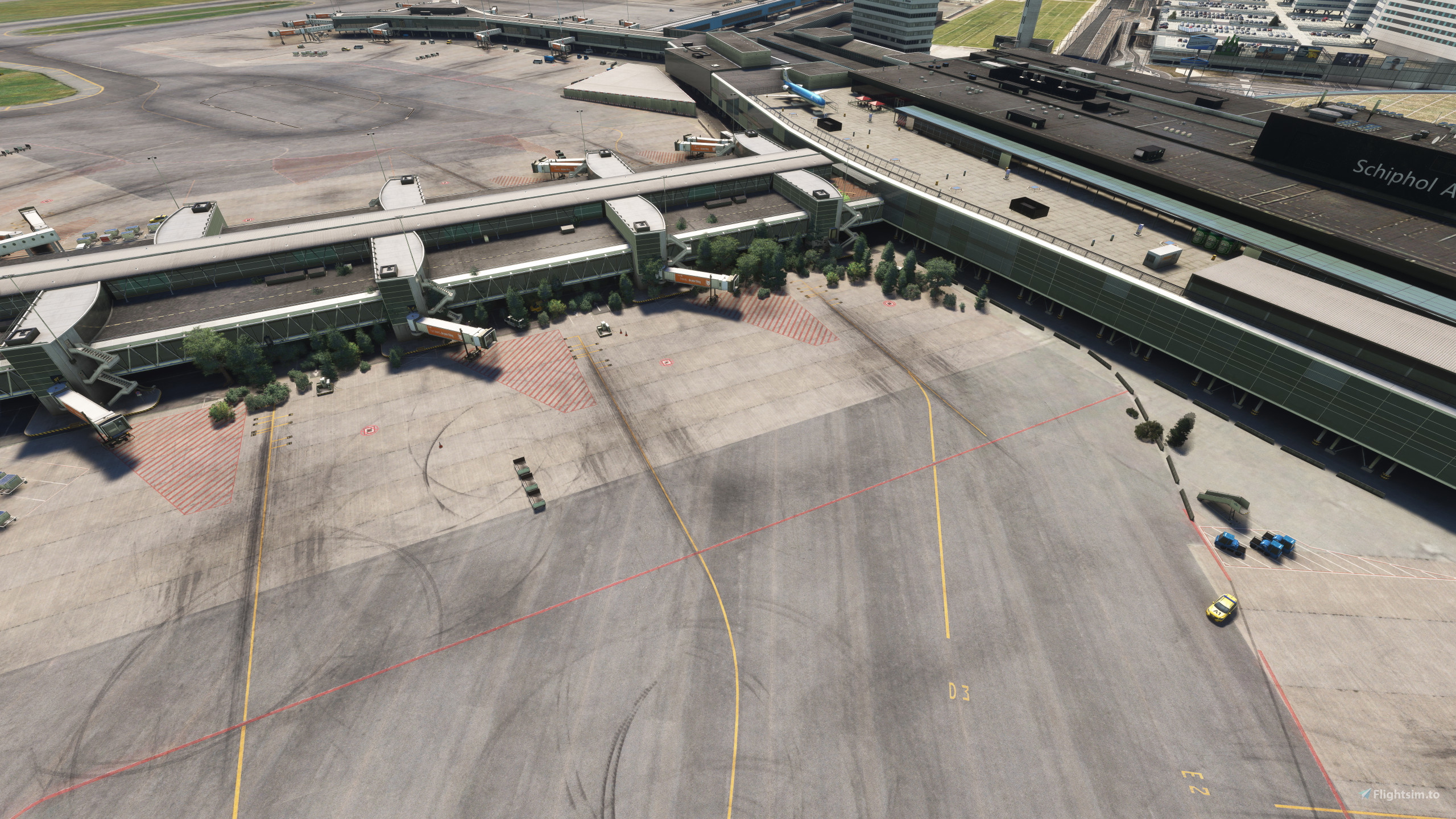 EHAM Fly Tampa trees and building fix - Image 1