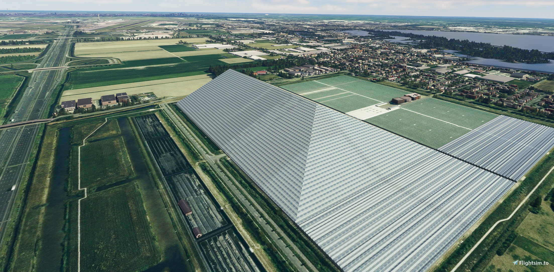 EHAM Schiphol South Farm pyramid Removal Scenery Enhancements For EHAM Schiphol South Farm pyramid Removal Scenery Enhancements For