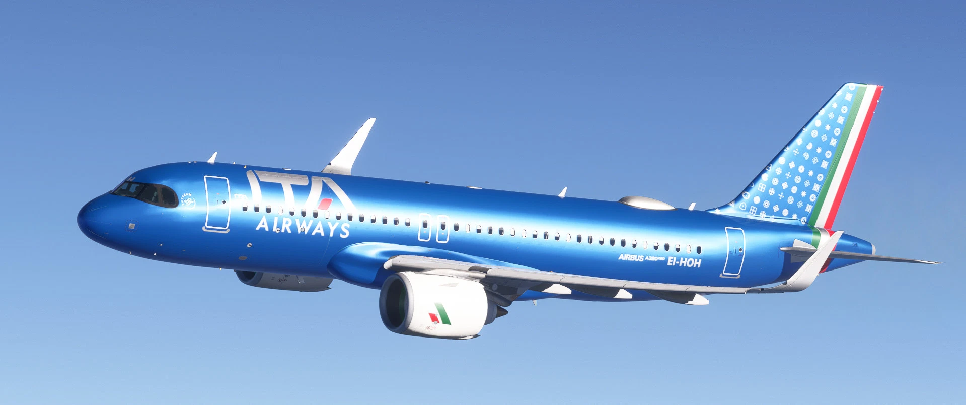 EI-HOH | Ita airways a320neo | 8k | Custom engine physics | W/cabin | Requested - Image 1