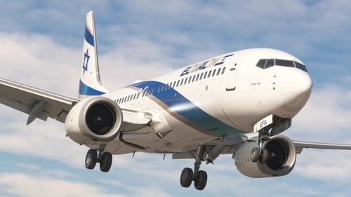 EL AL  | 4X-EFA w/Cabin | iFly 737 MAX 8