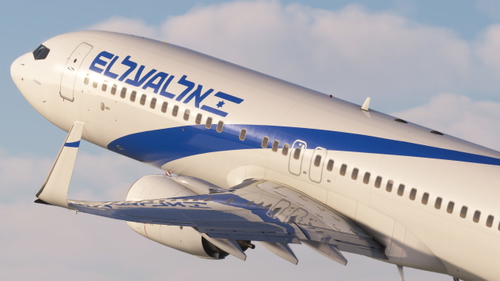El Al Israel Airlines | ​4X-EKH | PMDG 737-800 | 2025