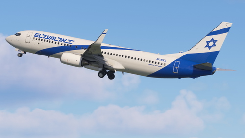 El Al Israel Airlines | ​4X-EKL | PMDG 737-800 | 2025
