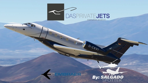 Embraer Phenom-300e D-CKVI DAS Private Jets 