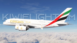 Emirates  (2005-2023) | A6-EUV | FlyByWire Airbus A380X [8K/4K] thumbnail 1