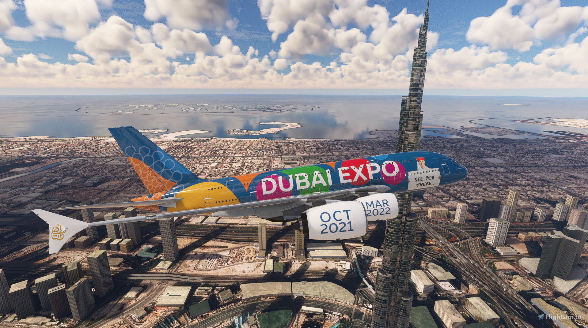 Emirates A6-EEU - Expo DUBAI - Image 1