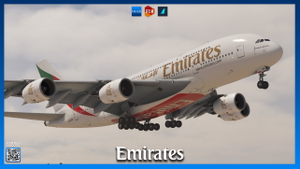 Emirates A6-EUN | FBW A380 | 8K & 4K thumbnail 2