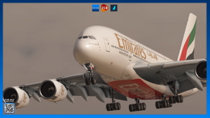 Emirates A6-EUN | FBW A380 | 8K & 4K thumbnail 6