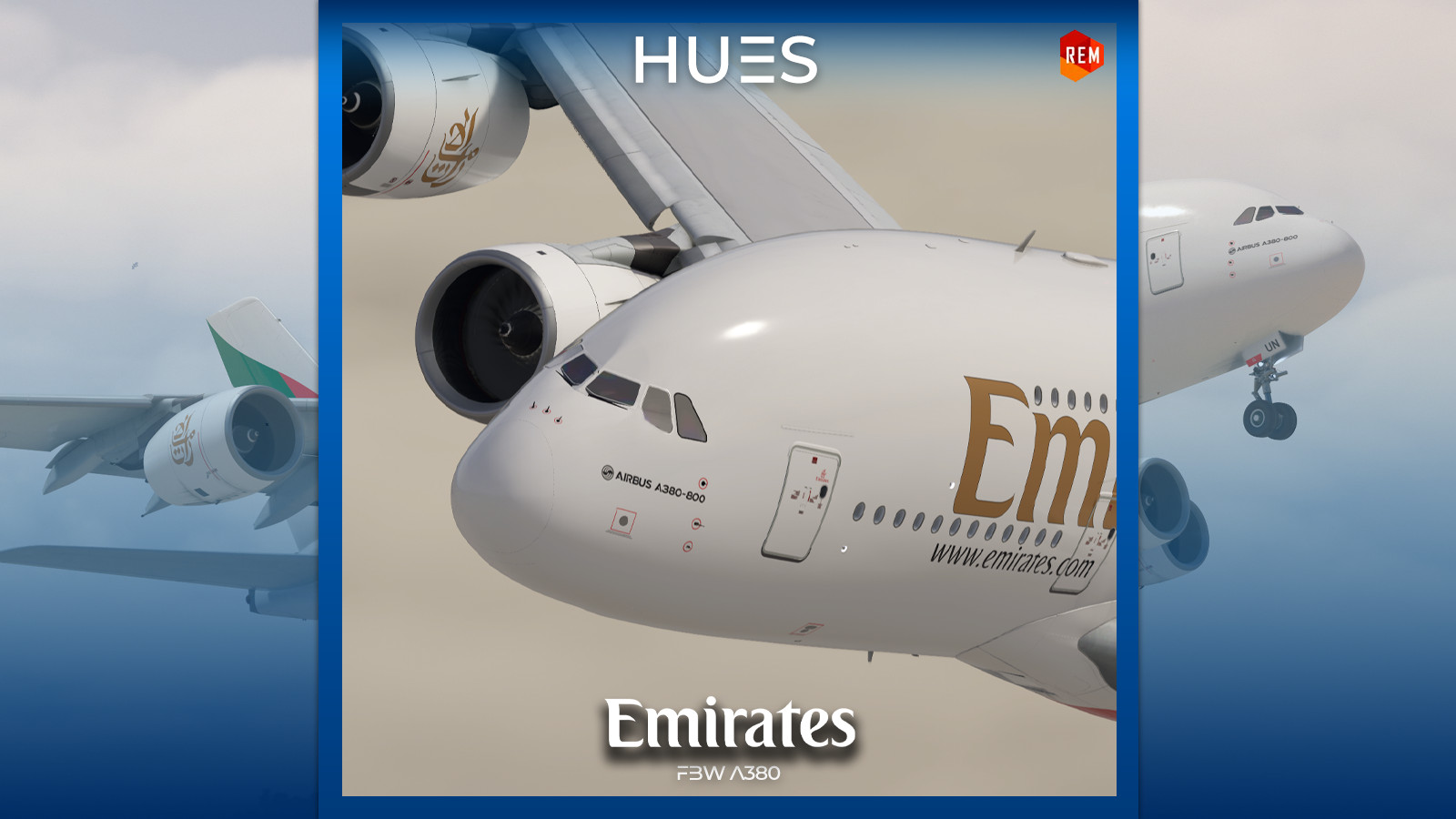 Emirates A6-EUN | FBW A380 | 8K & 4K - Image 1