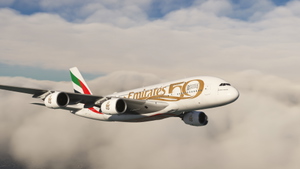 Emirates A6-EVQ "Year of the Fiftieth" | FBW A380X thumbnail 1
