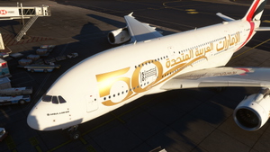 Emirates A6-EVQ "Year of the Fiftieth" | FBW A380X thumbnail 3