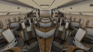 Emirates B777-300ER Fleet +Cabin | MSFS 2024 | PMDG 777-300ER thumbnail 17